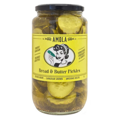 Bread & Butter pickles, sliced