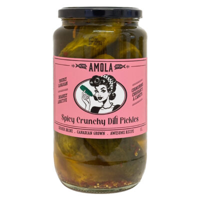 Crunchy SPICY dill pickles